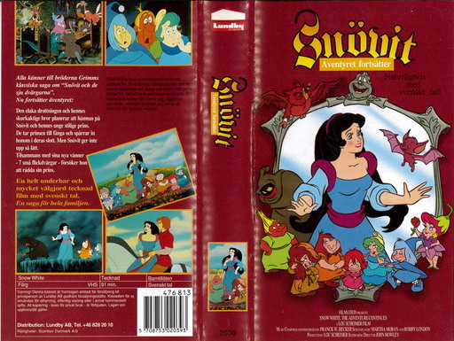 SNÖVIT -  ÄVENTYRET FORTSÄTTER (VHS)